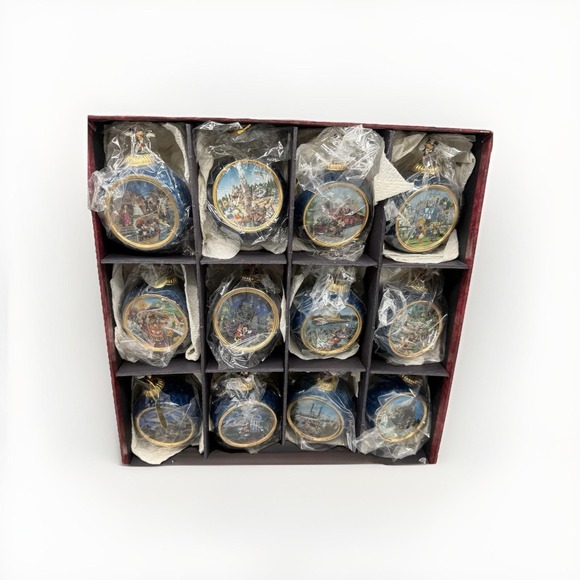 Bradford Editions Other - Disney Ornaments, Bradford Editions, Celebrating The Magic Of Disney Set Of 12